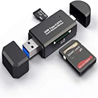 Hoonyer Lector de Tarjetas Memoria SD-Micro SD Lector Tarjetas SD USB 3.0 USB Tipo C para PC y portátil Smartphone…